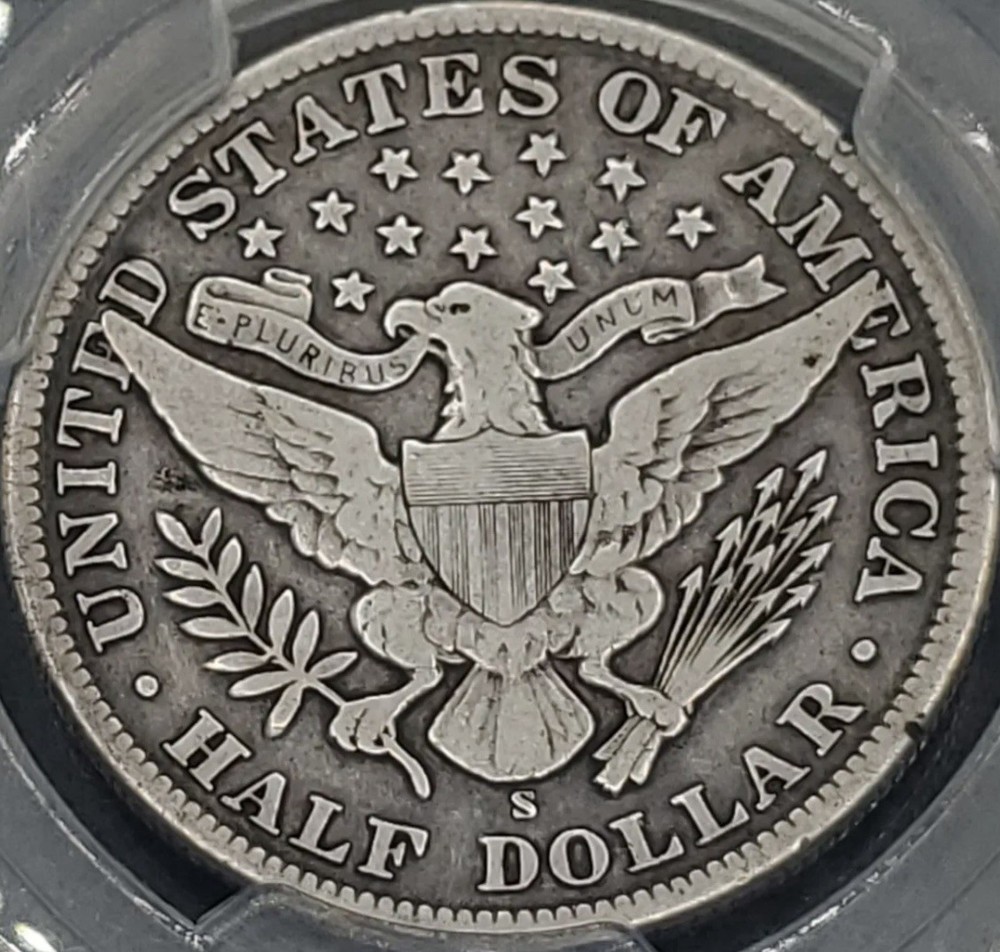 1907-S Barber Half PCGS VF-20