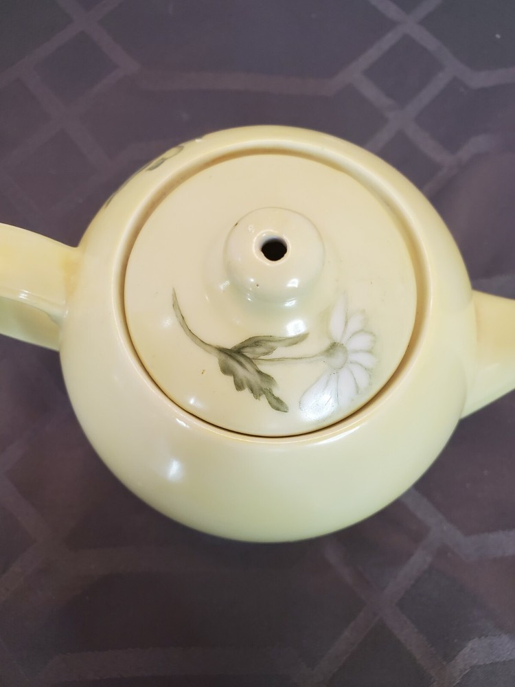 Vtg 1981 Signed Marilyn Woods Ceramic Teapot 5x7"