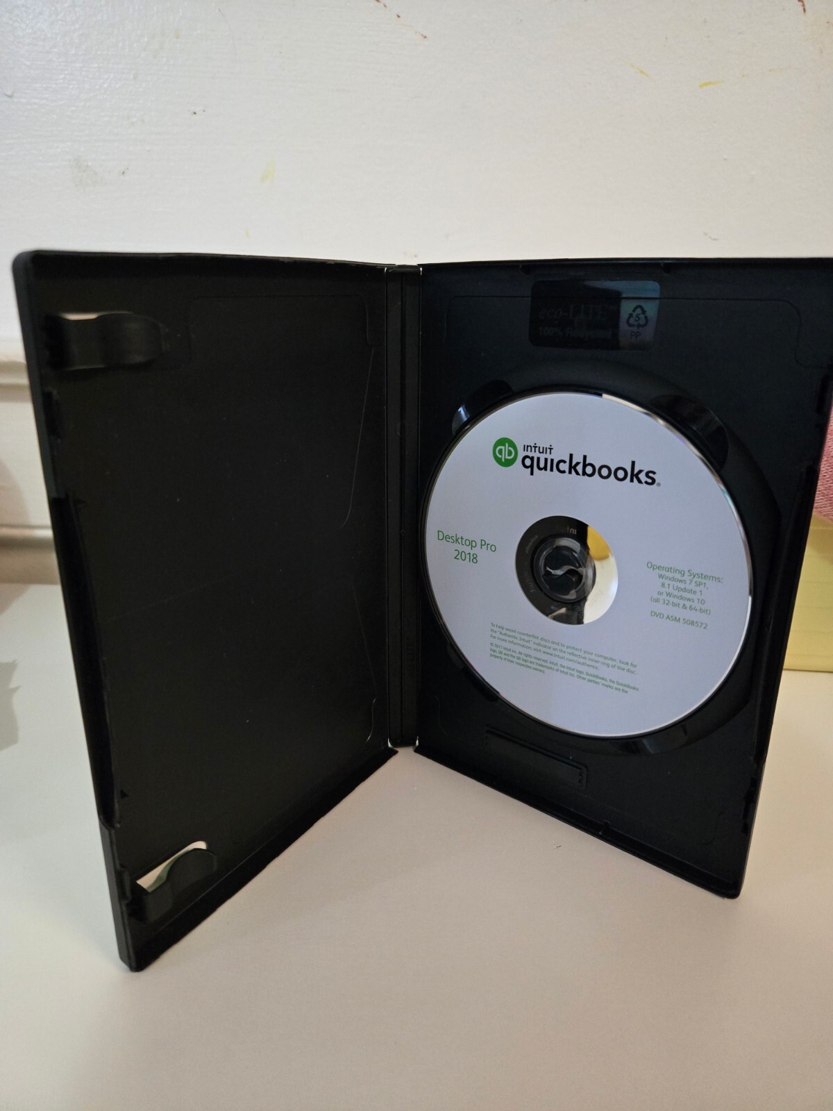 INTUIT QUICKBOOKS DESKTOP PRO 2018 FOR WINDOWS – RETAIL BOX – 1 USER – ORIGINAL