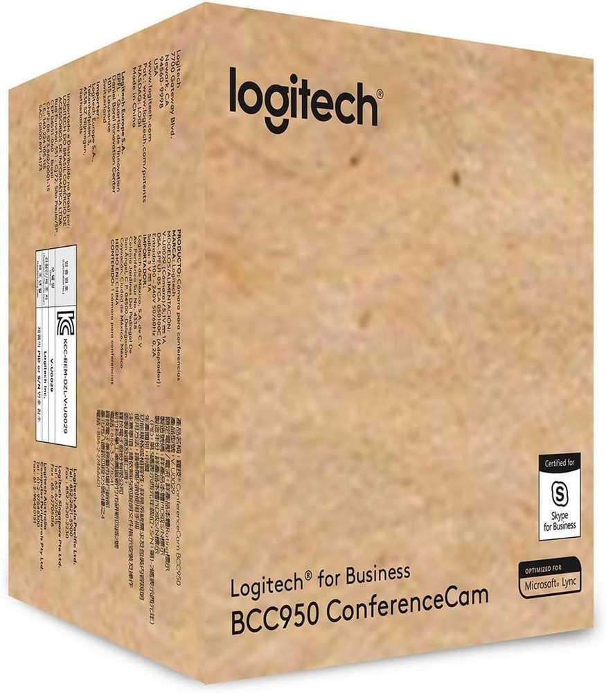 Logitech BCC950 Desktop Conferencing Solution, Full HD 1080p B23 Calling, Hi-Def