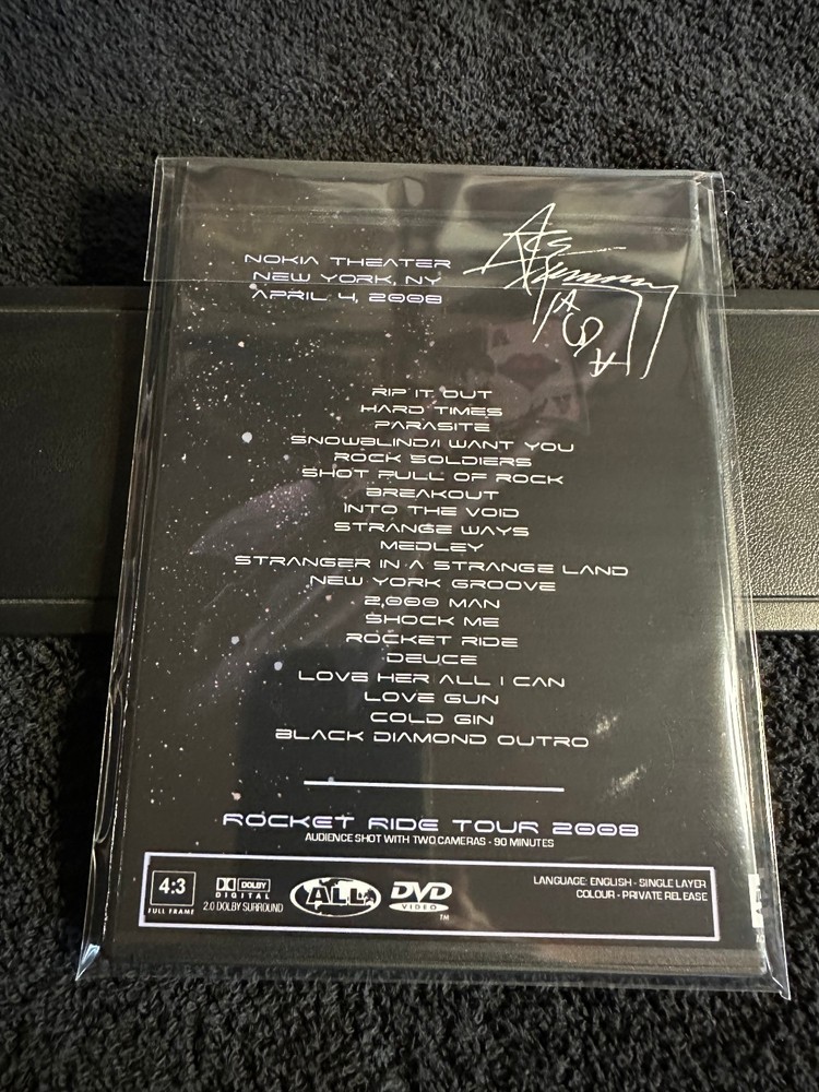 Ace Frehley - Live in New York 2008 DVD Kiss Comet