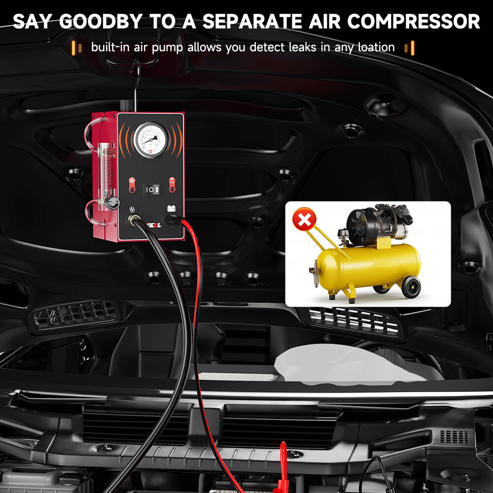 EVAP Smoke Machine Leak Detector Vacuum Tester Pipe Diagnostic Service Tools