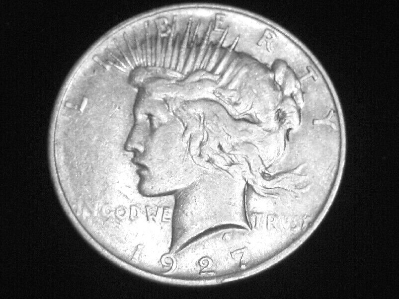 1927-D Peace Dollar --- Extra Fine