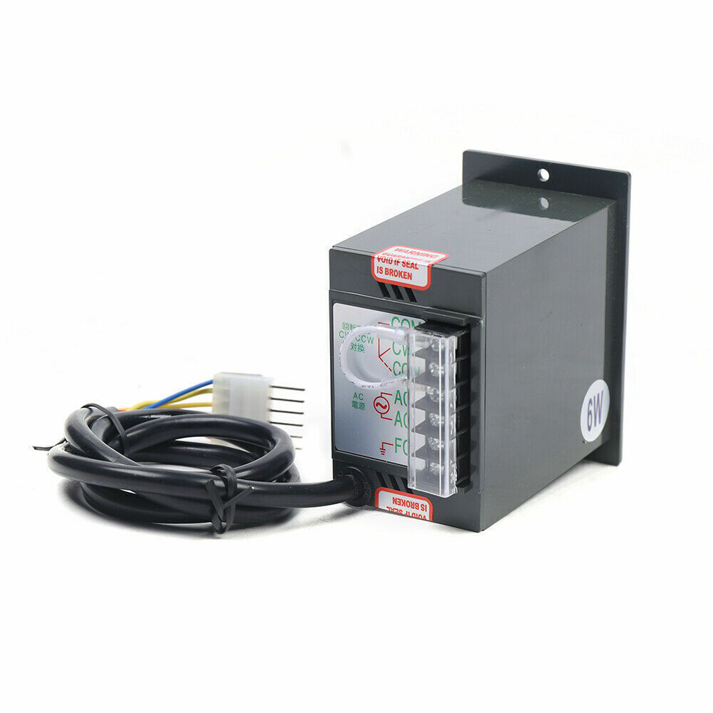 AC Electric High Torque Gear Motor + Variable Speed Controller 1:50 27RPM