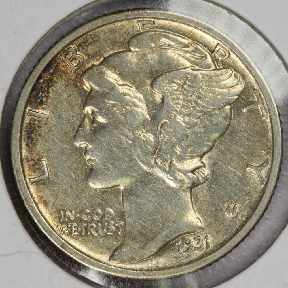 1931-S Mercury Silver Dime 10C