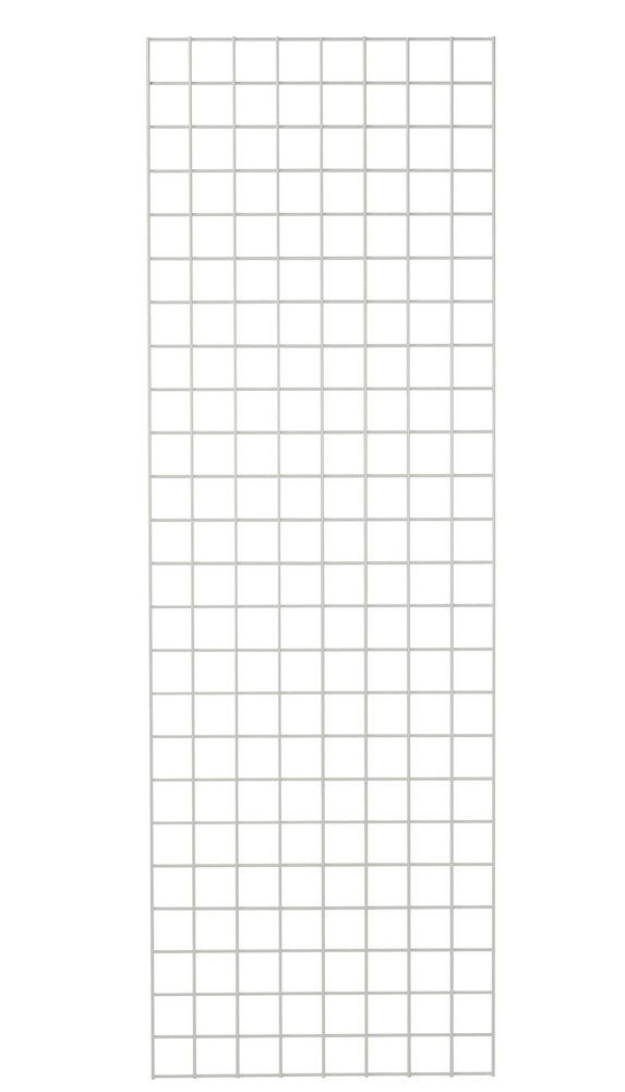 Wire Grid Panel 2' x 6' Gridwall Display White Panel Steel Powder Coat