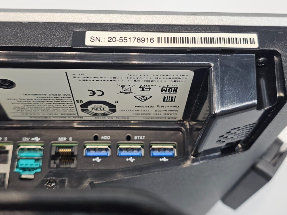 NCR 7761-8450-0000 TouchScreen POS System