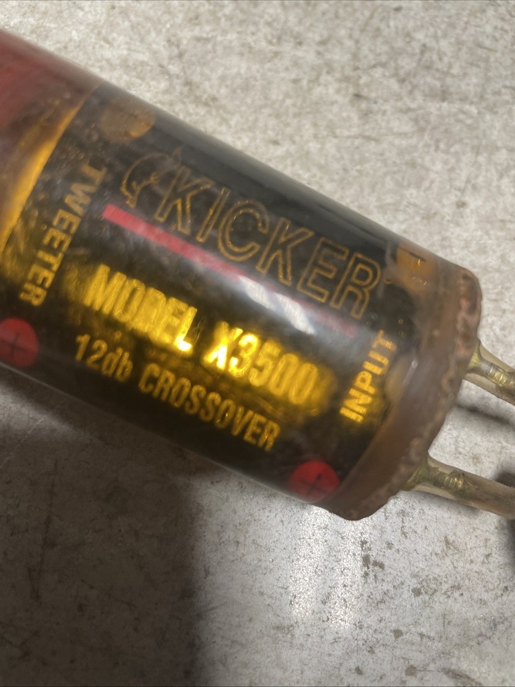 kicker model X3500, 12 db crossover
