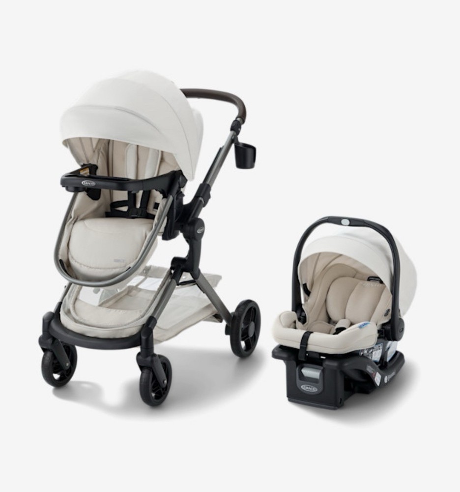 Graco Modest Travel System Soft Almond