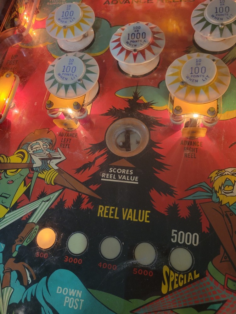 Williams Klondike Pinball Machine