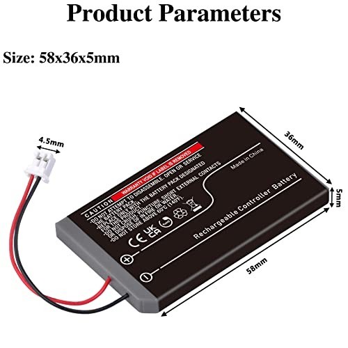 3 Pack 1800mAh Battery Replacement for PS3 DualShock 3 Wireless Controller