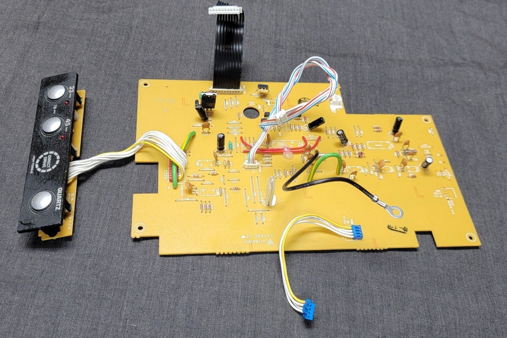 Numark TT200 Turntable Main PCB Board w/ RPM Controls