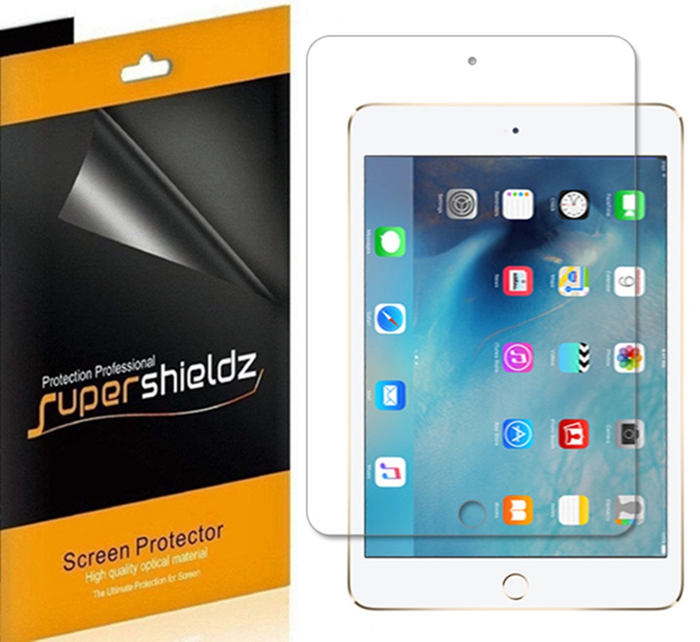 3X Supershieldz Clear Screen Protector Saver Shield for Apple iPad Mini 4