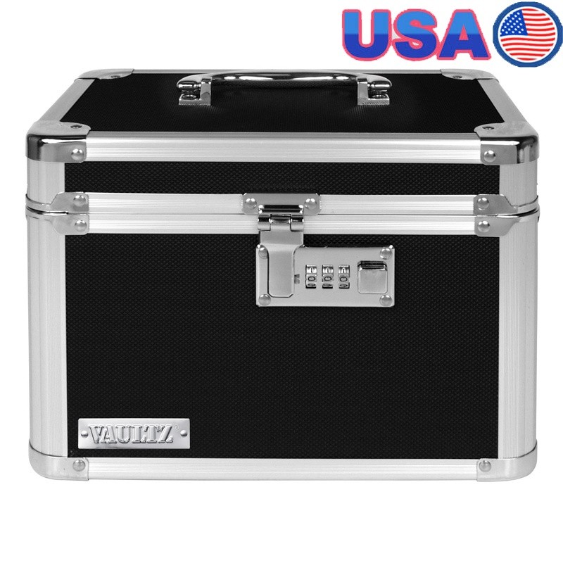 Combination Lock Storage Box Secure Organizer Durable Personal Item Keeper New