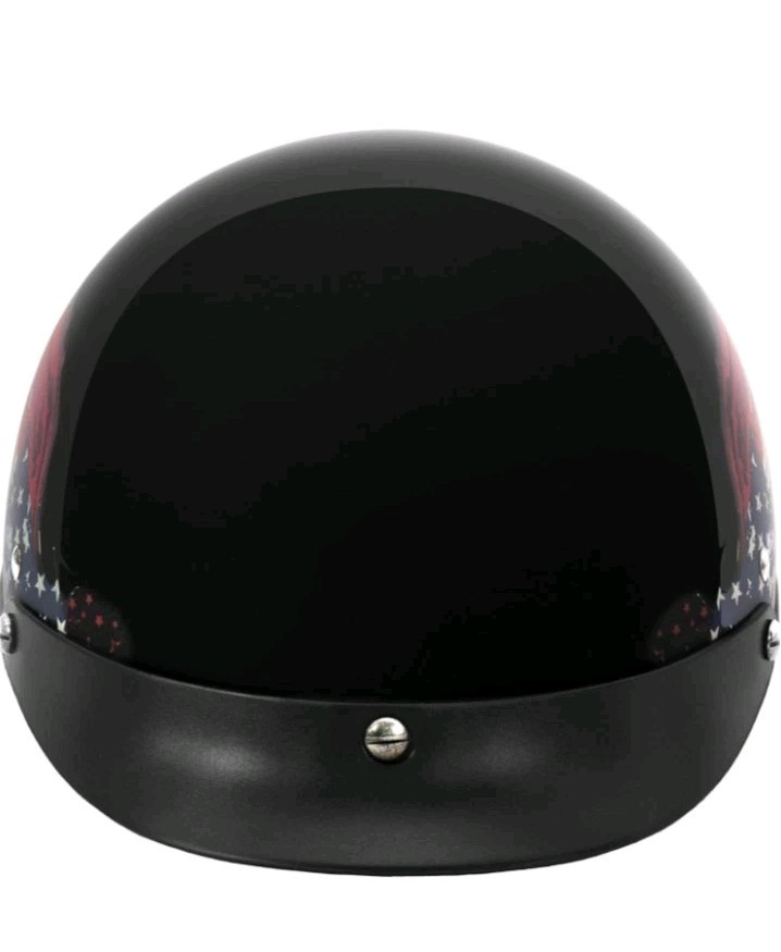 VCAN Cruiser Solid Half Face Motorcycle Helmet