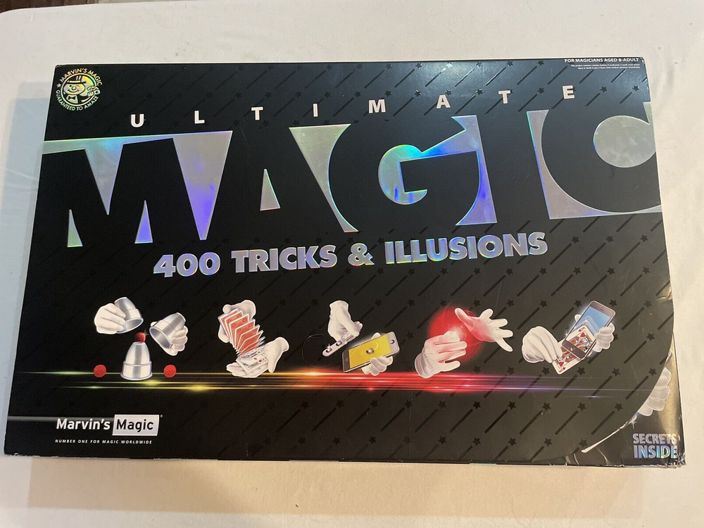 Marvin's Magic Ultimate Magic Set 400 Tricks & Illusions NIB