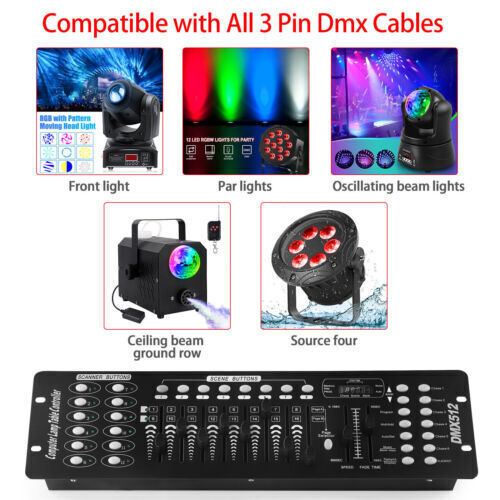 DMX512 192CH & 40CH Controller DMX Console Stage Light Console For DJ Show