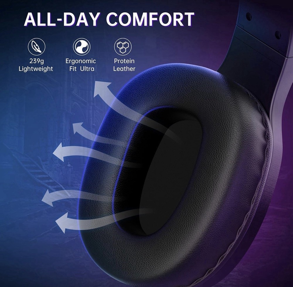 AOC Wireless Gaming Headset Compatible With PS5/4, Switch, PC, Bluetooth 5.4