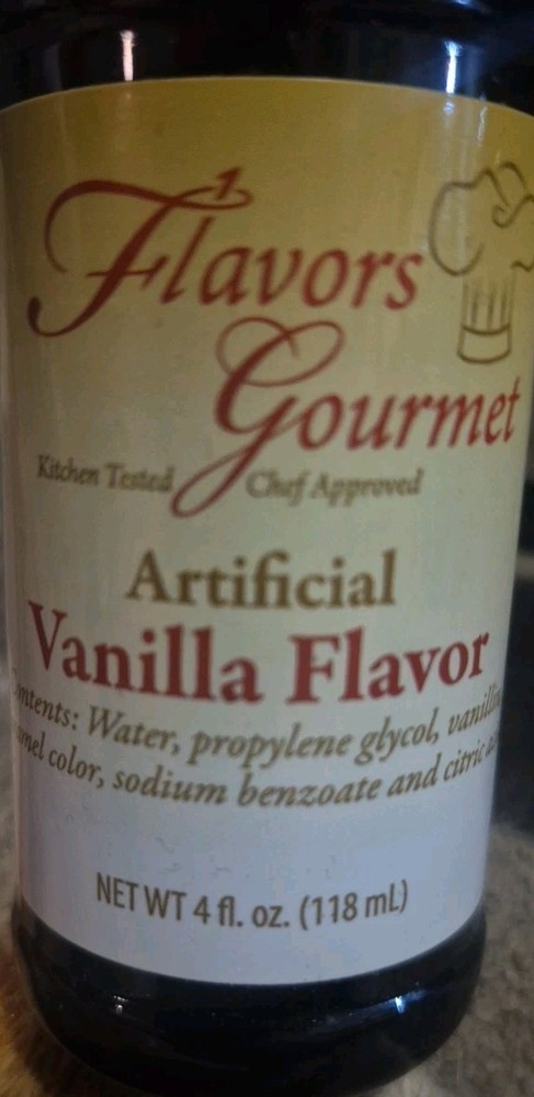 Artificial Vanilla Extract (5 4oz Bottles )