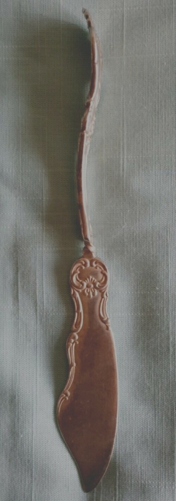 Wm A Rogers  Silverplate Butter Knife Warwick Pattern Twisted Handle 1901