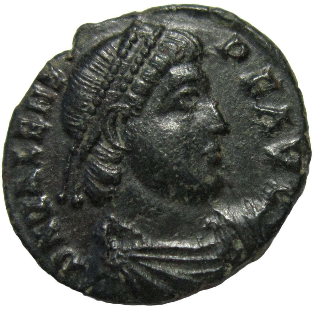 VALENS, 364-378 AD. AE 3. NICOMEDIA MINT. VICTORY REVERSE.