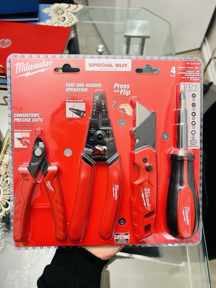 MILWAUKEE 4 Pc Hand TooL Set