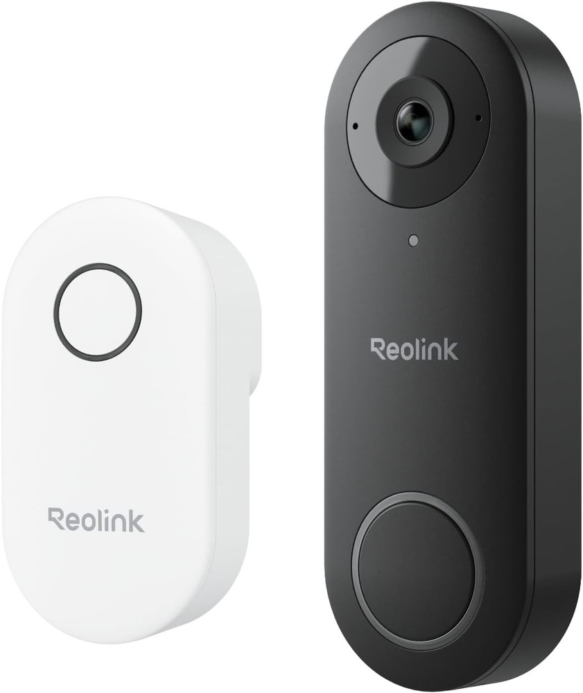 Outdoor Security Doorbell Camera - 2K Resolution, Smart Alerts & Local Storage