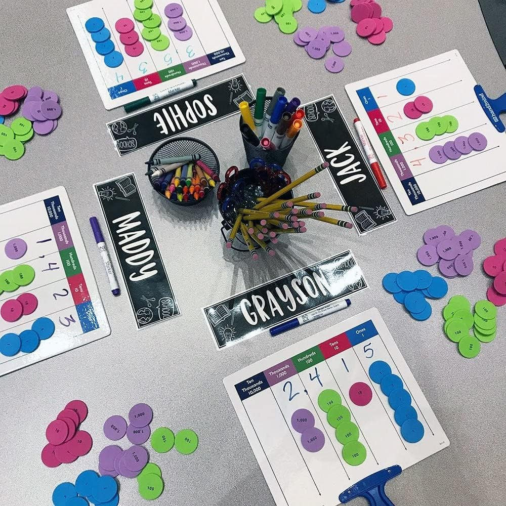 Place Value Answer Board, Dry Erase Board Sets, Dry Erase Paddles, Math Classroo