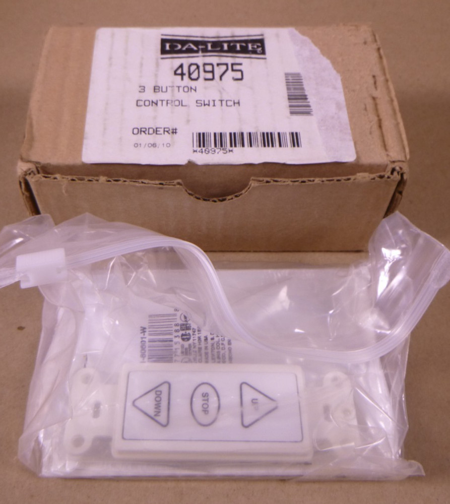 Da-Lite 40975 Extra Three Button Low Voltage Control Switch