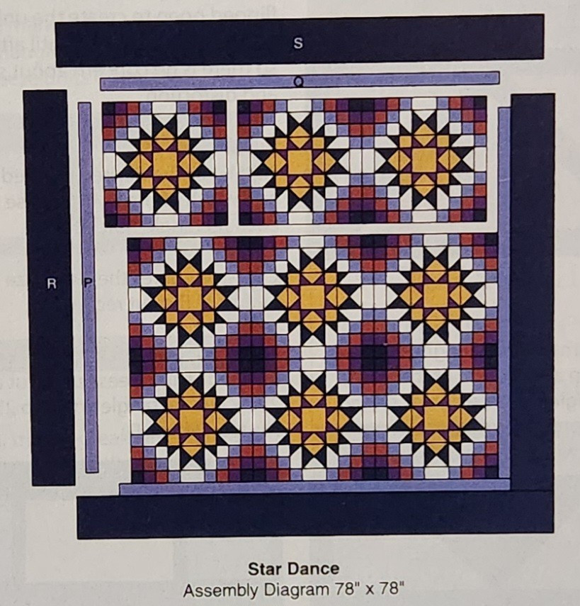 "Star Dance" Quilt Pattern from 2021 Mag. Conf. Beginner