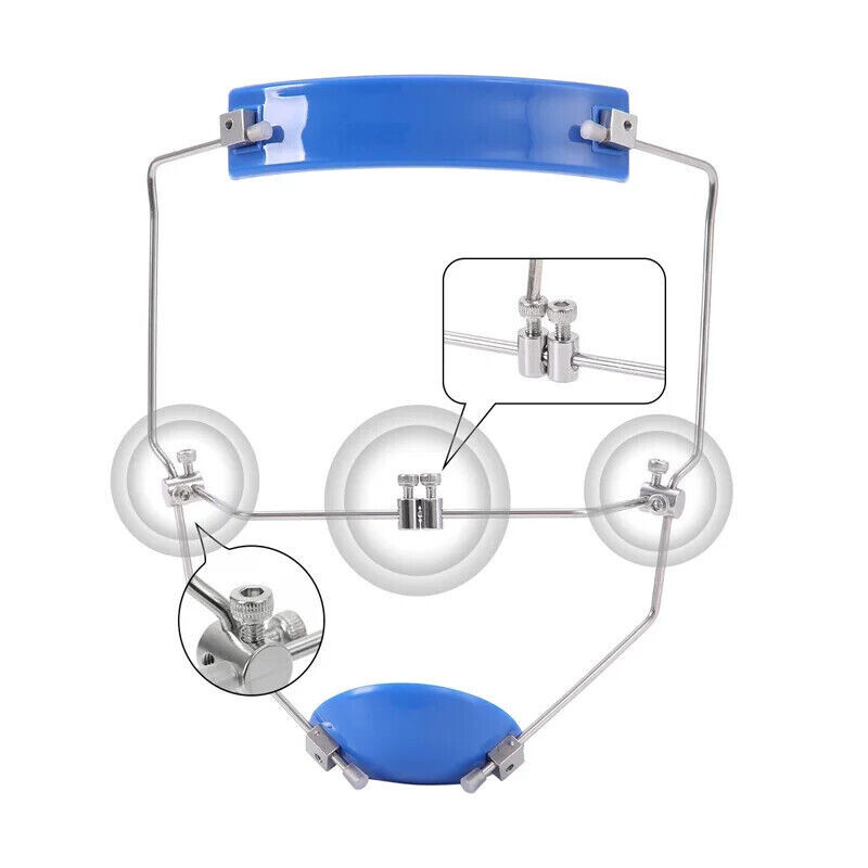 Dental Orthodonti Forward Reverse Pull Headgear Facemask Double Lever Adjustable