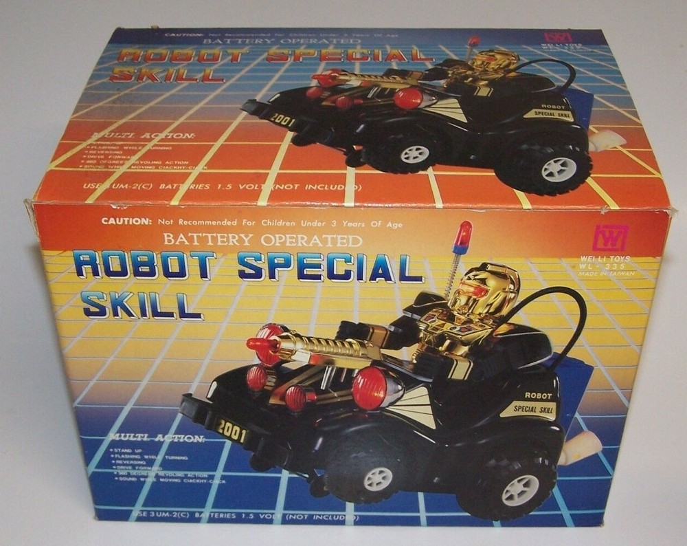 Robot Special Skill Car Battery Operated Multi Action NIB