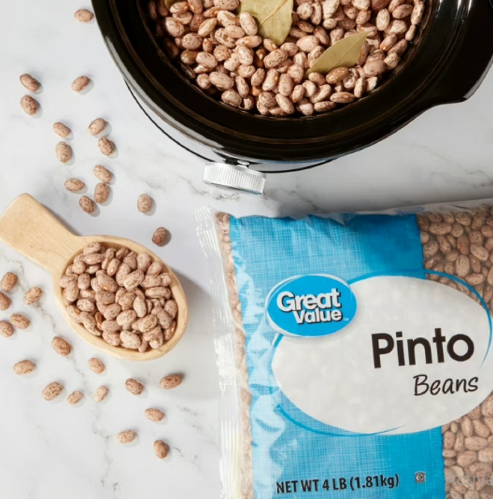 (3 pack) Great Value Pinto Beans, 4 lb