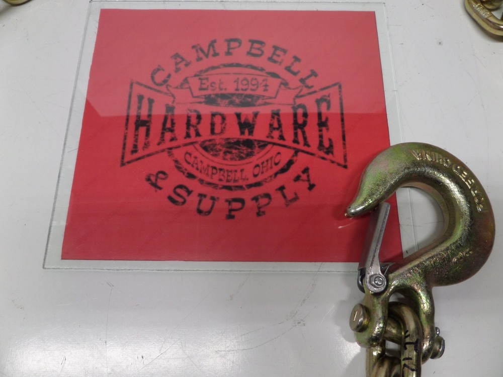 Auto Body Frame Machine Pull Chain 3/8" x 10' Grade 70 with 3/8 Clevis Slip Hook