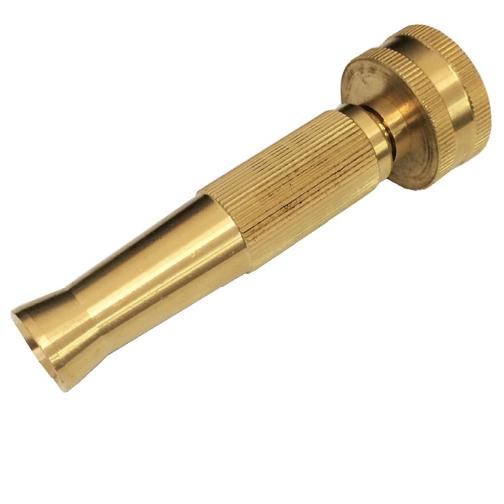 6" Solid Brass Hose Twist Nozzle Heavy Duty Watering Sprayer Tool