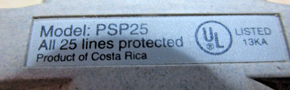 APC PSP25 Isolated Loop Parallel Plus Serial Port Circuit Protector