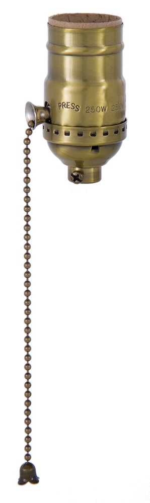 B&P Lamp Solid Brass, Pull Chain Lamp Sockets
