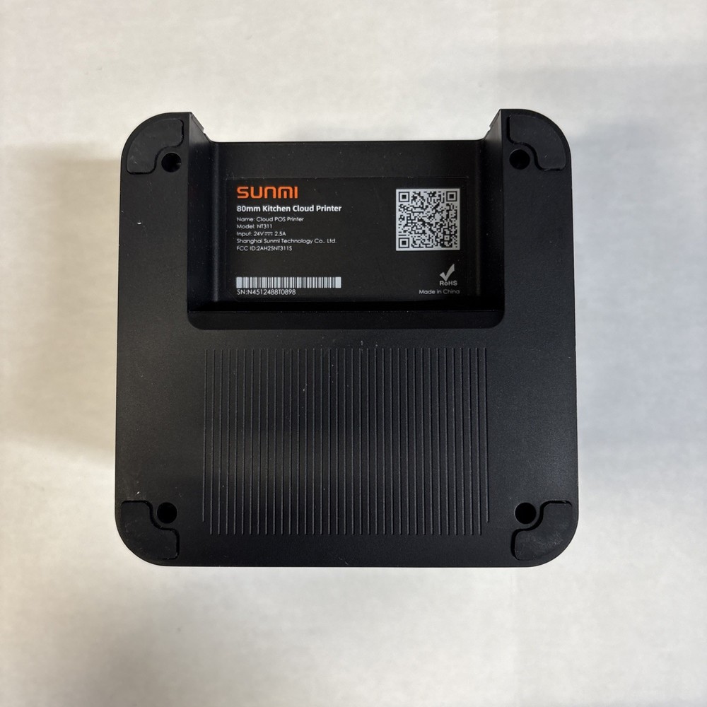 SUNMI NT311 - Uber Eats - 80mm Kitchen Printer - Bluetooth, LAN, Wi-Fi，4G or USB
