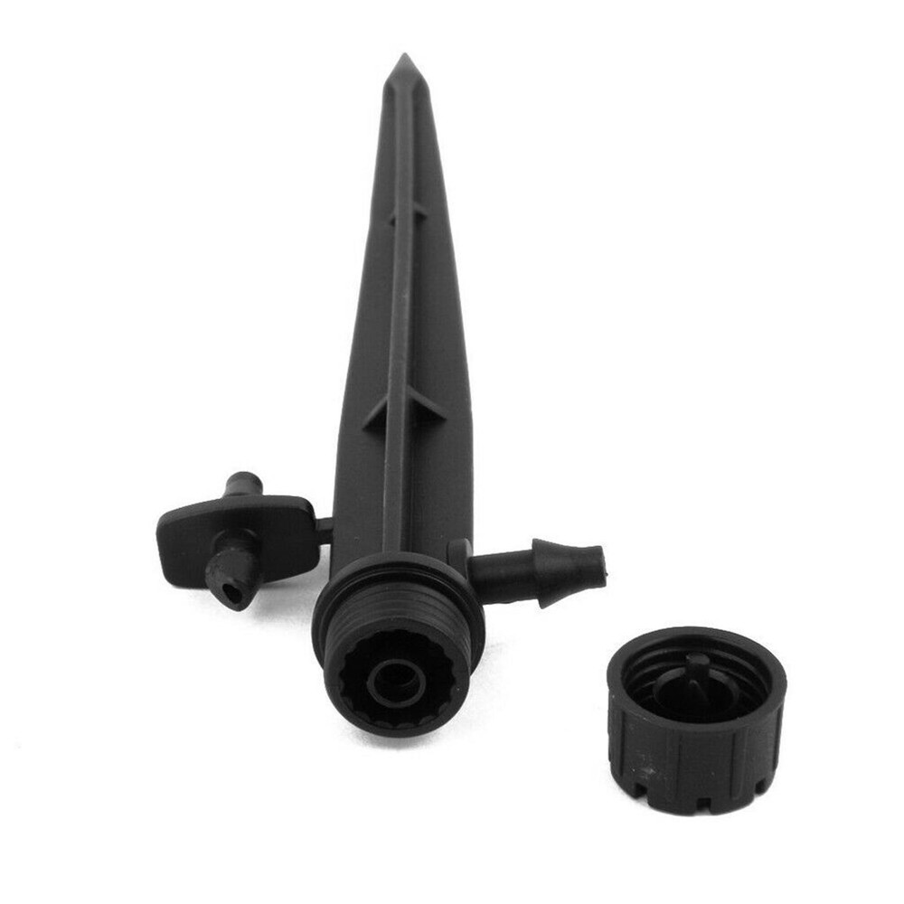 50Pack Adjustable Water Flow Irrigation Dripper Nozzle Stake Emitter Drip
