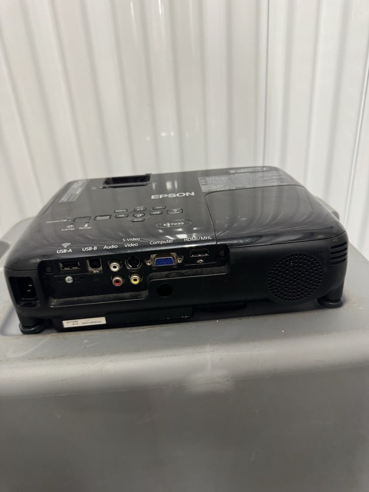 Epson LCD Projector EX7235 H654A Untested SKU:C
