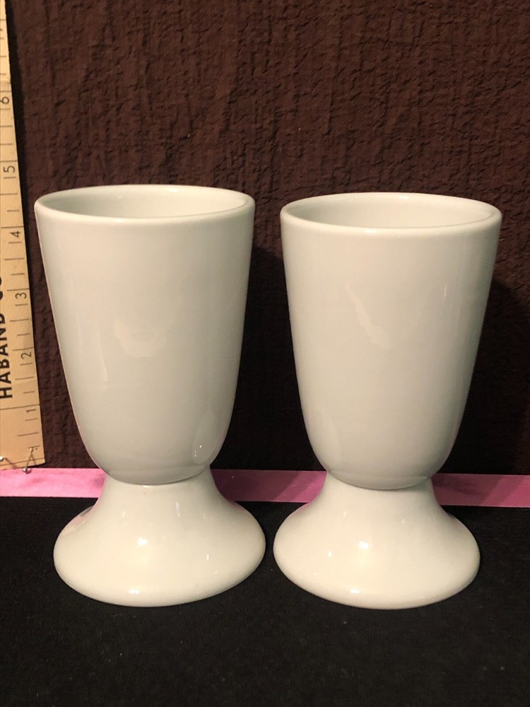 `vntg ceramic/porcelain footed drinking glass cherry tree design bedside