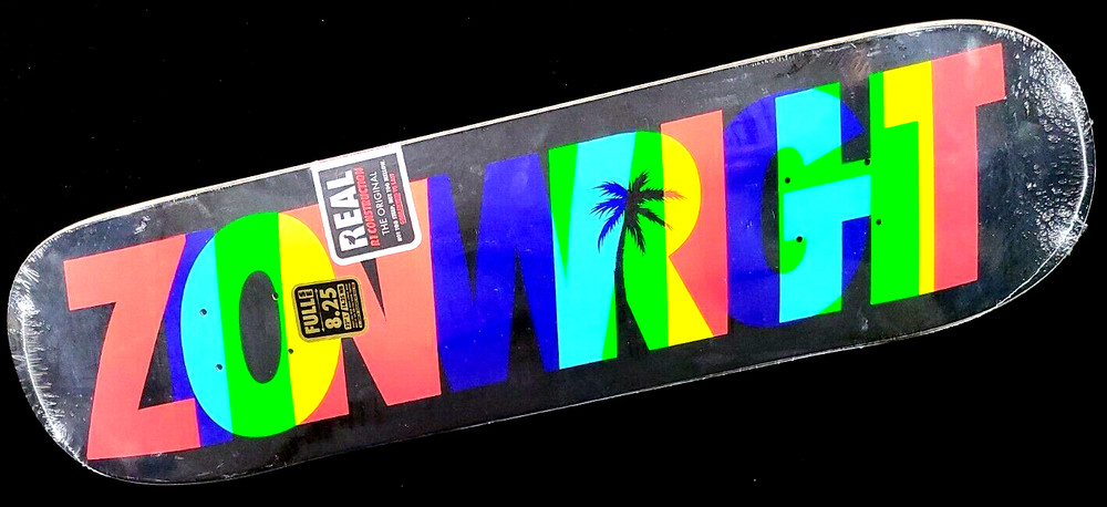 Zion Wright Real Eclipse Skateboard Pro Model 8.25" Deck *New in Shrink*