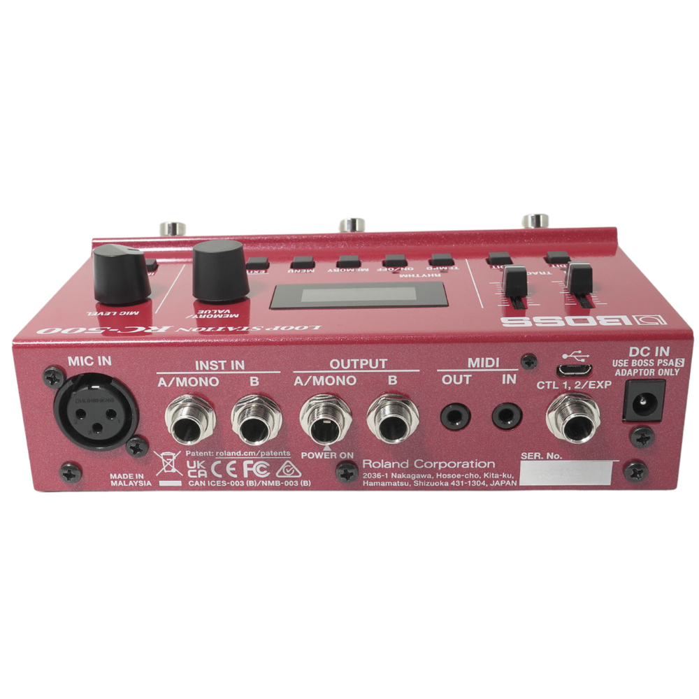 BOSS RC-500 LOOP STATION Guitar Effect Pedals 2-track looper Reverse LOOP FX