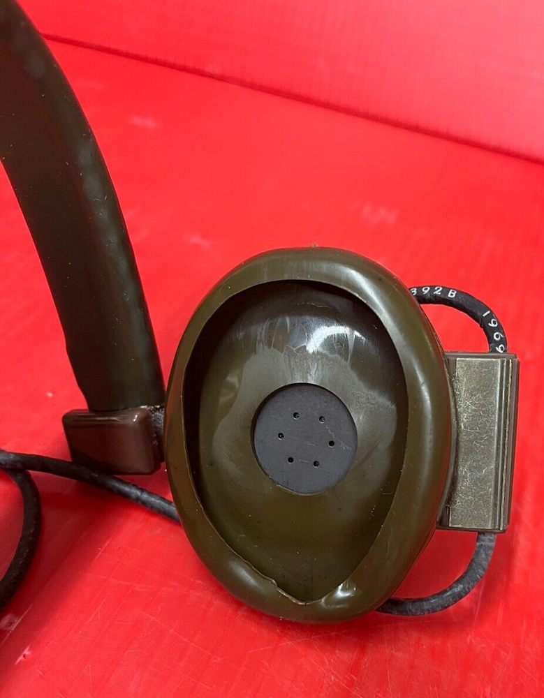 H-113/U RUGGED MILITARY 600 OHM HEADSET FOR RADIOS ECT.