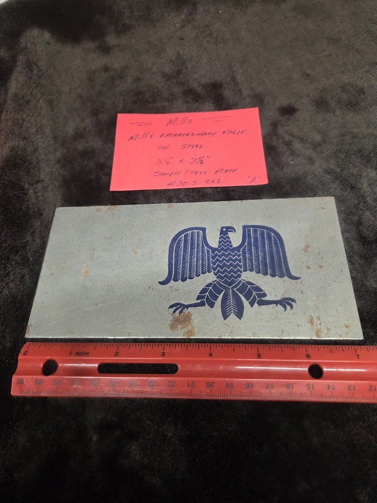 MILLS METAL EXTRAORDINARY EAGLE TEST SAMPLE PROTOTYPE ANTIQUE SLOT MACHINE "A"