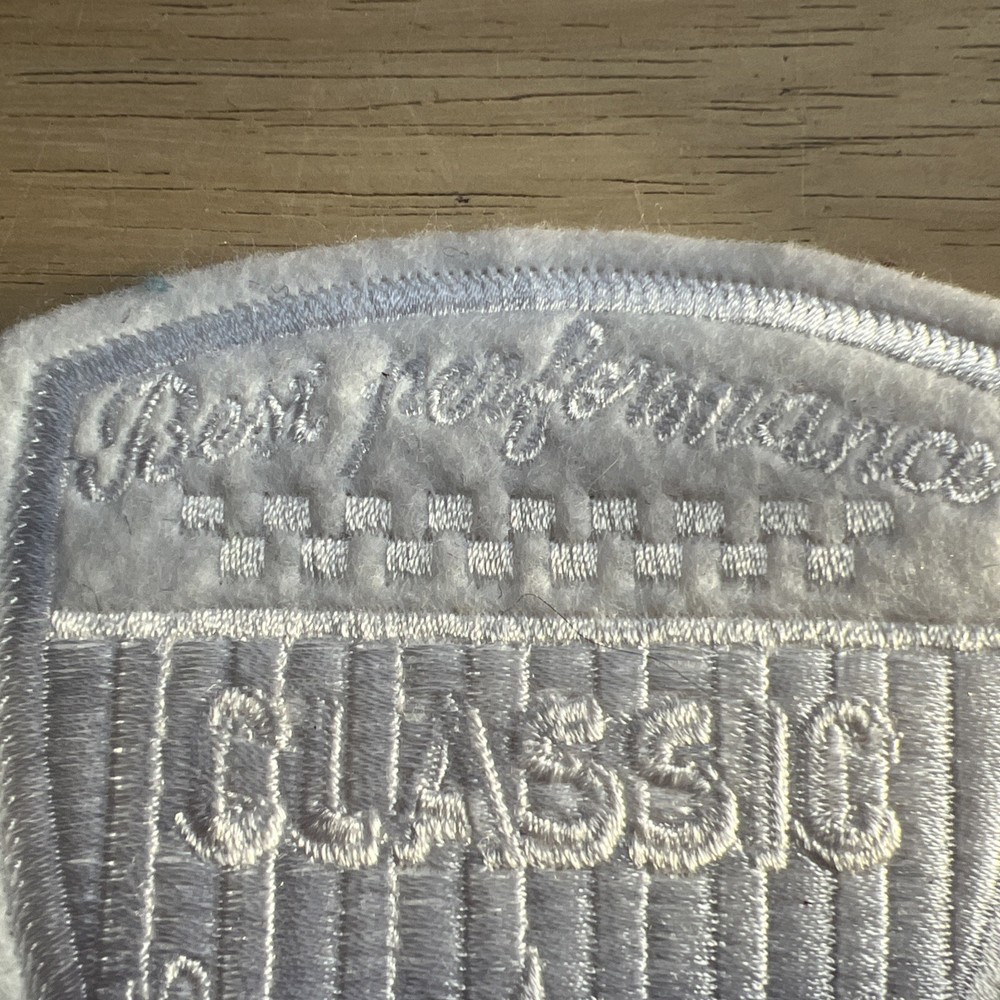 VTG BEST PERFORMANCE CLASSIC SPORTING CLOTHES WHITE PATCH NEW