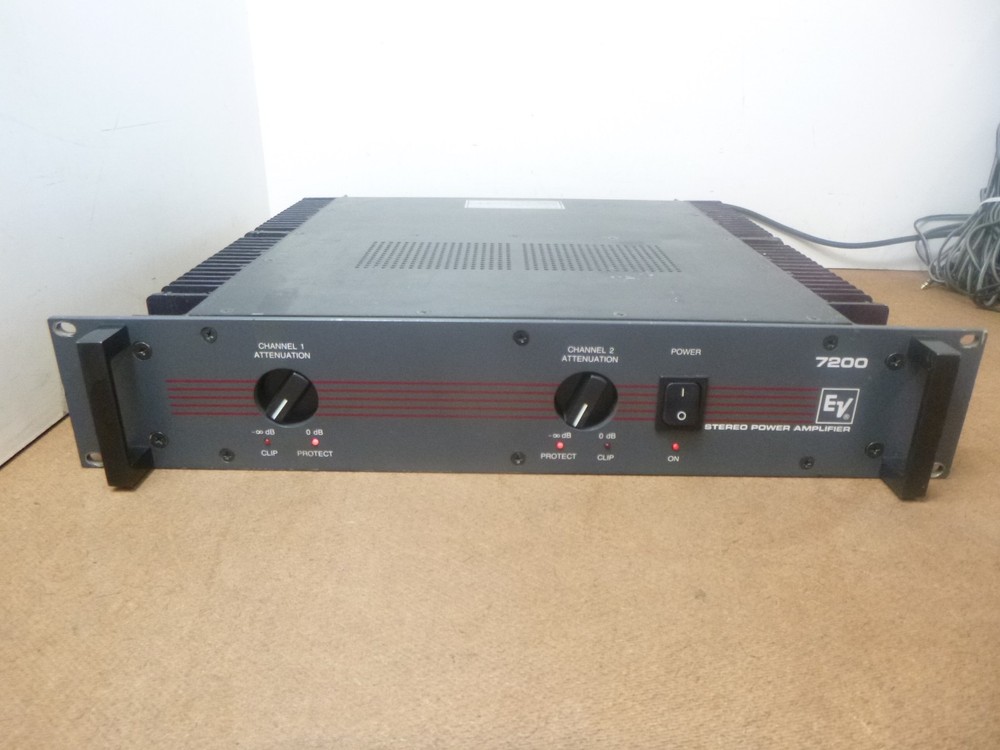 EV Model 7200 Stereo Power Amplifier - AS-IS
