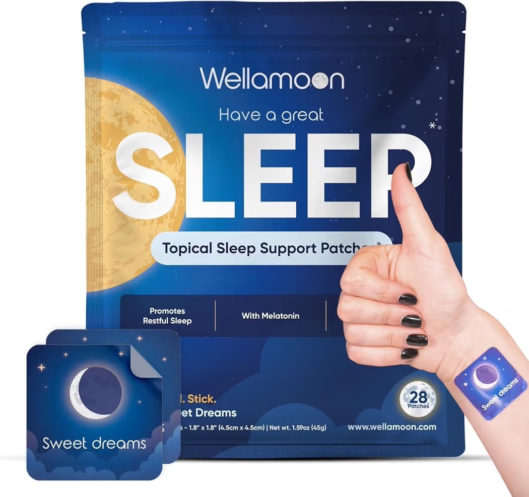 Wellamoon Sleep Support Melatonin, Valerian & Magnesium 1 Pack Of 28 Patches