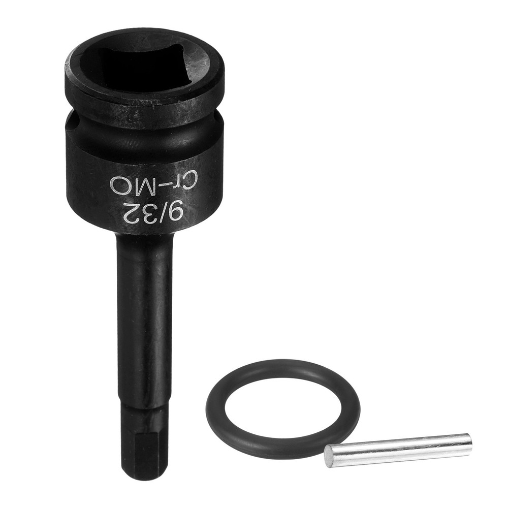 1/2" Drive Impact Hex Bit Socket 9/32 Inch SAE CR-MO Steel Hexagonal Socket