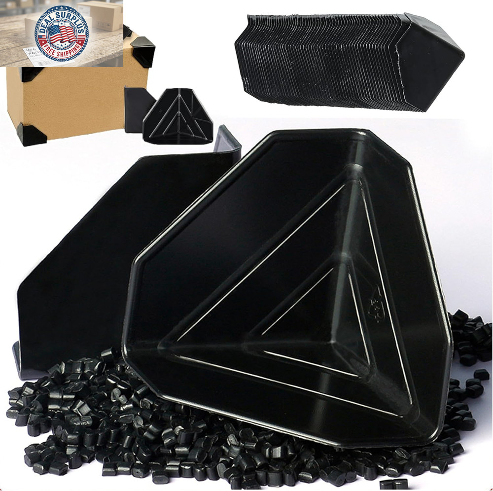 80 Pack Shipping Box Corner Protectors Plastic Packaging Edge Protectors,Plastic